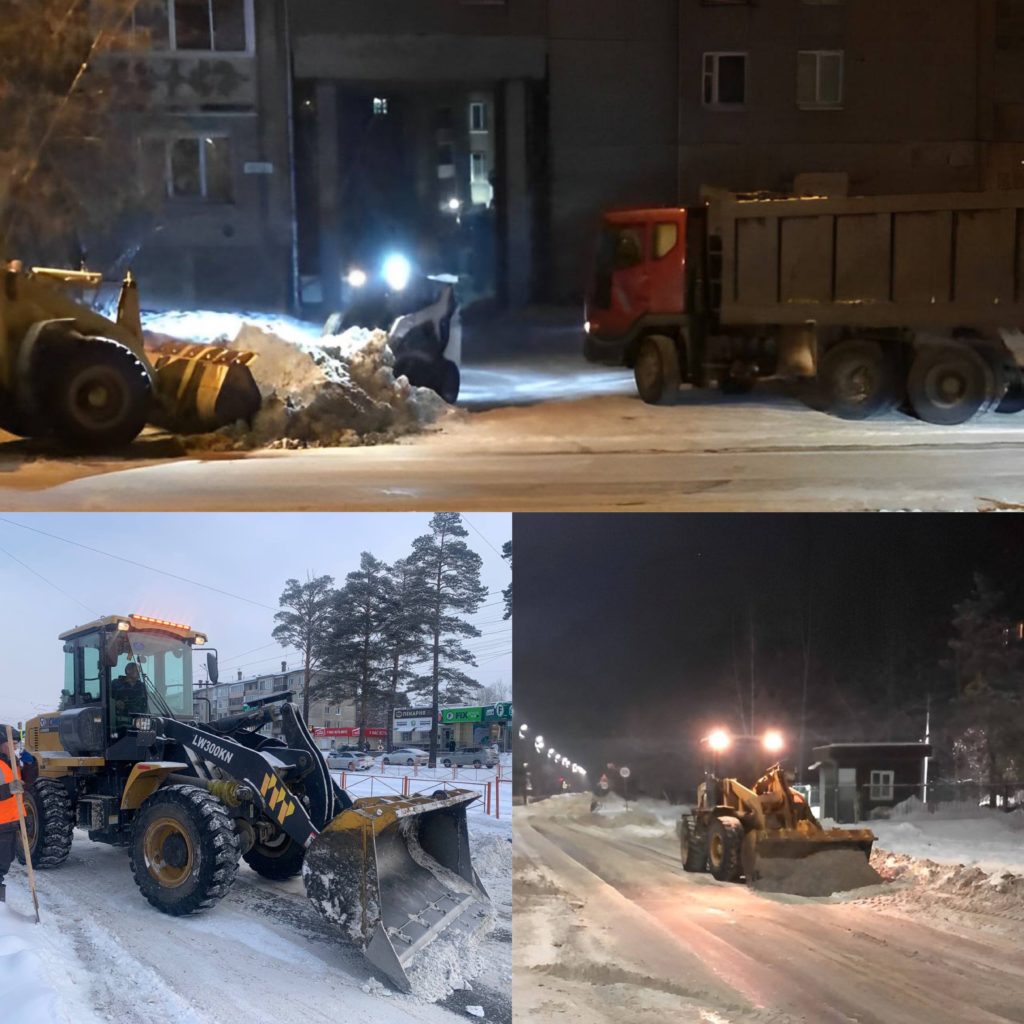 В Ангарске продолжается снегоуборочные работы В Ангарске продолжается снегоуборочные работы
