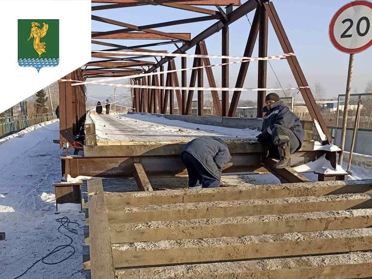 Ремонт путепровода в Мегете 