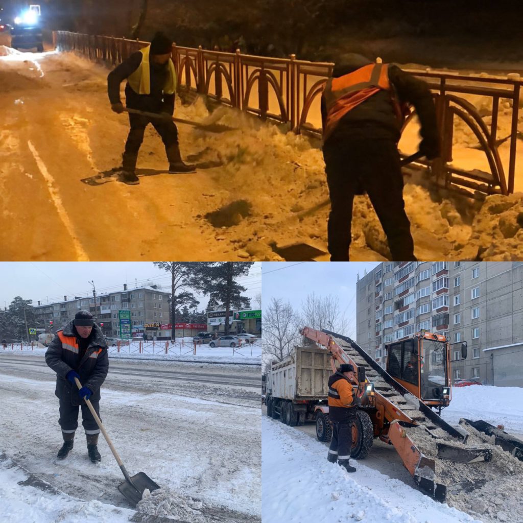 В Ангарске продолжается снегоуборочные работы В Ангарске продолжается снегоуборочные работы