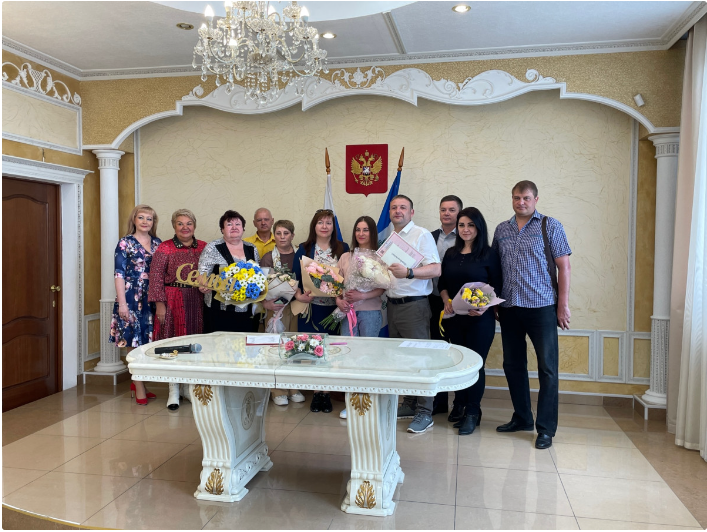 В Ангарске еще одна счастливая пара зарегистрировала брак
